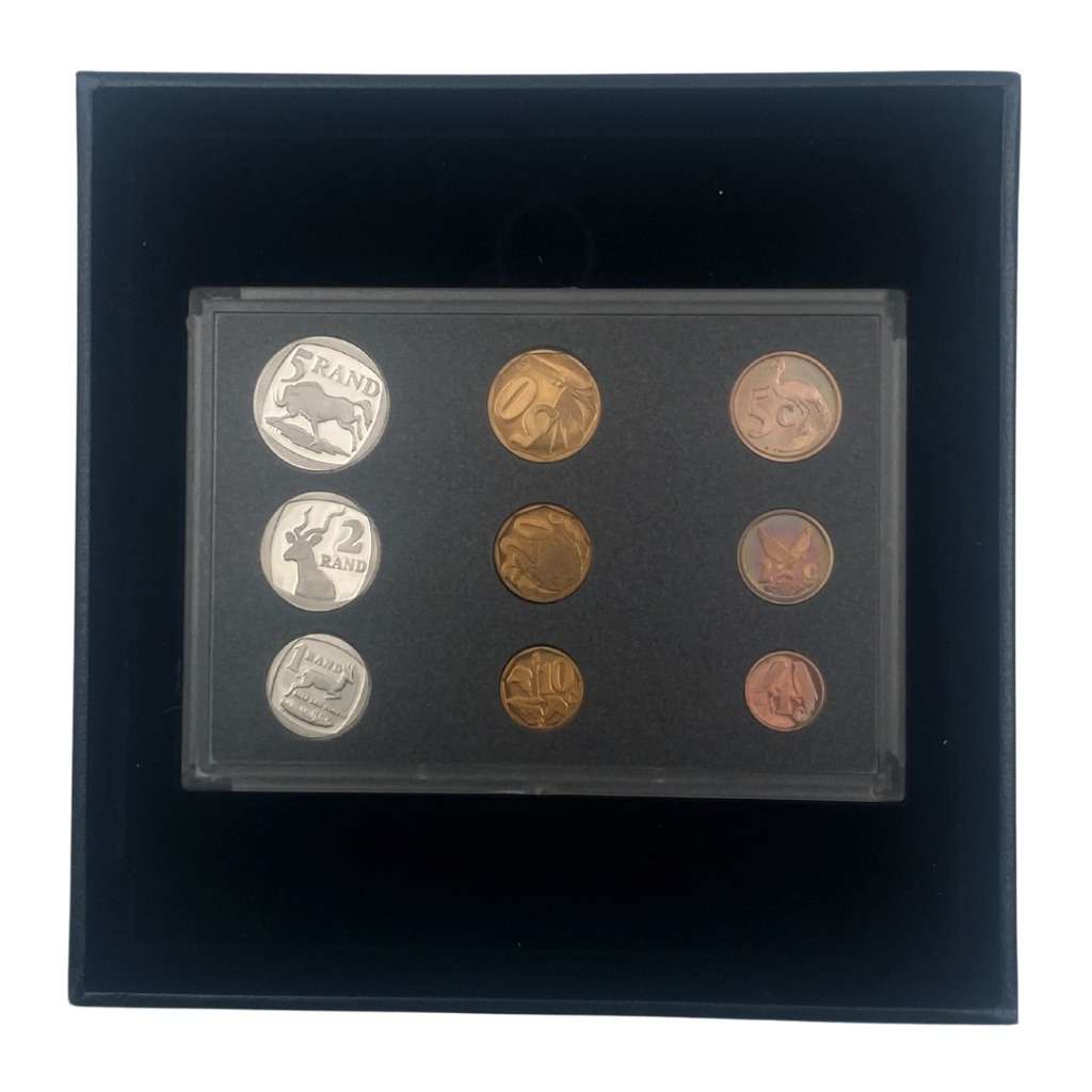 1997 South Africa Arum Lily Proof Coin Set in original mint box **Mintage ONLY 3596**