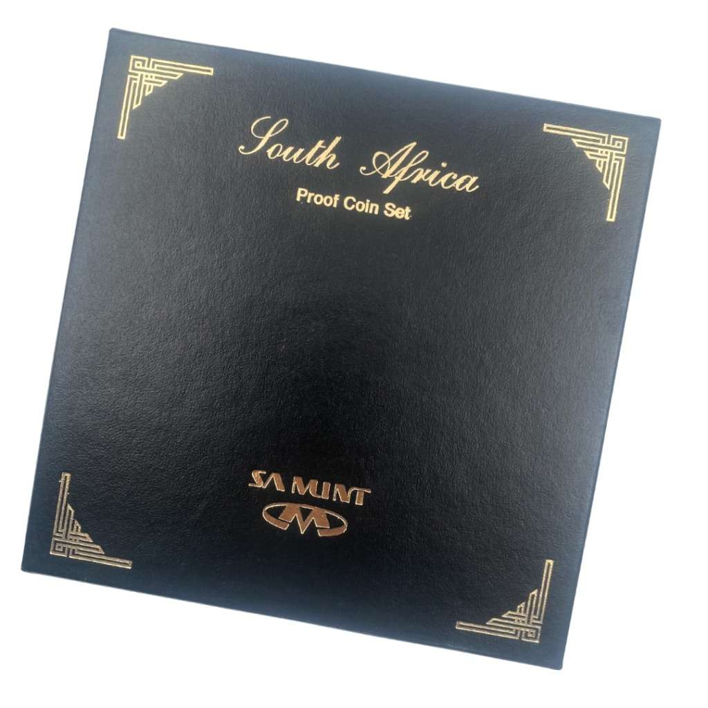 2000 South Africa Proof Coin Set in original mint box **Mintage ONLY 3703**