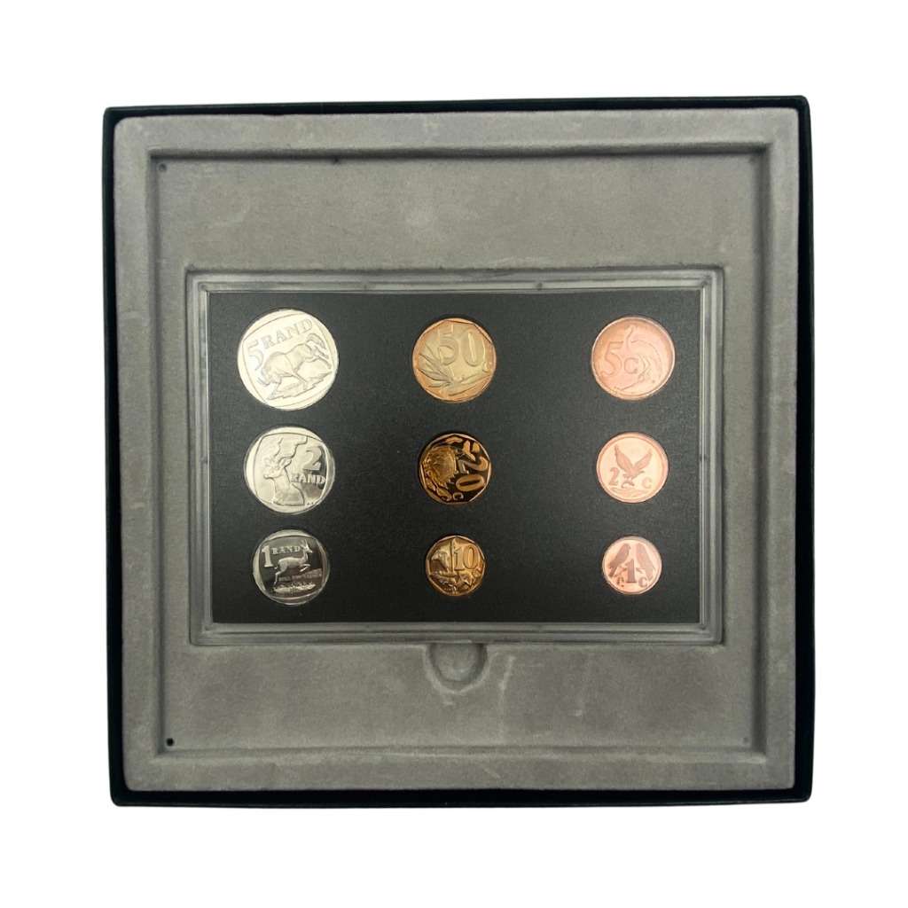 2000 South Africa Proof Coin Set in original mint box **Mintage ONLY 3703**