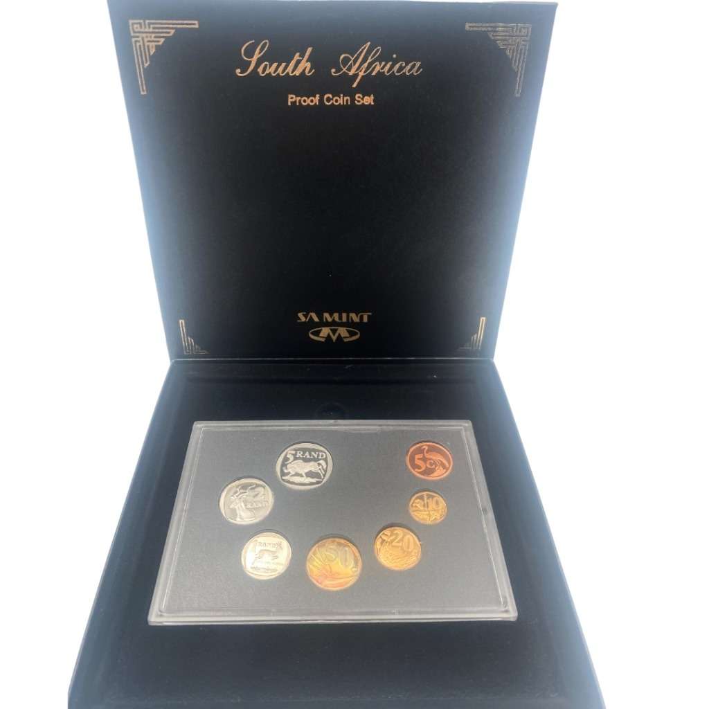 2003 South Africa Proof Coin Set in original mint box **Mintage ONLY 2356**