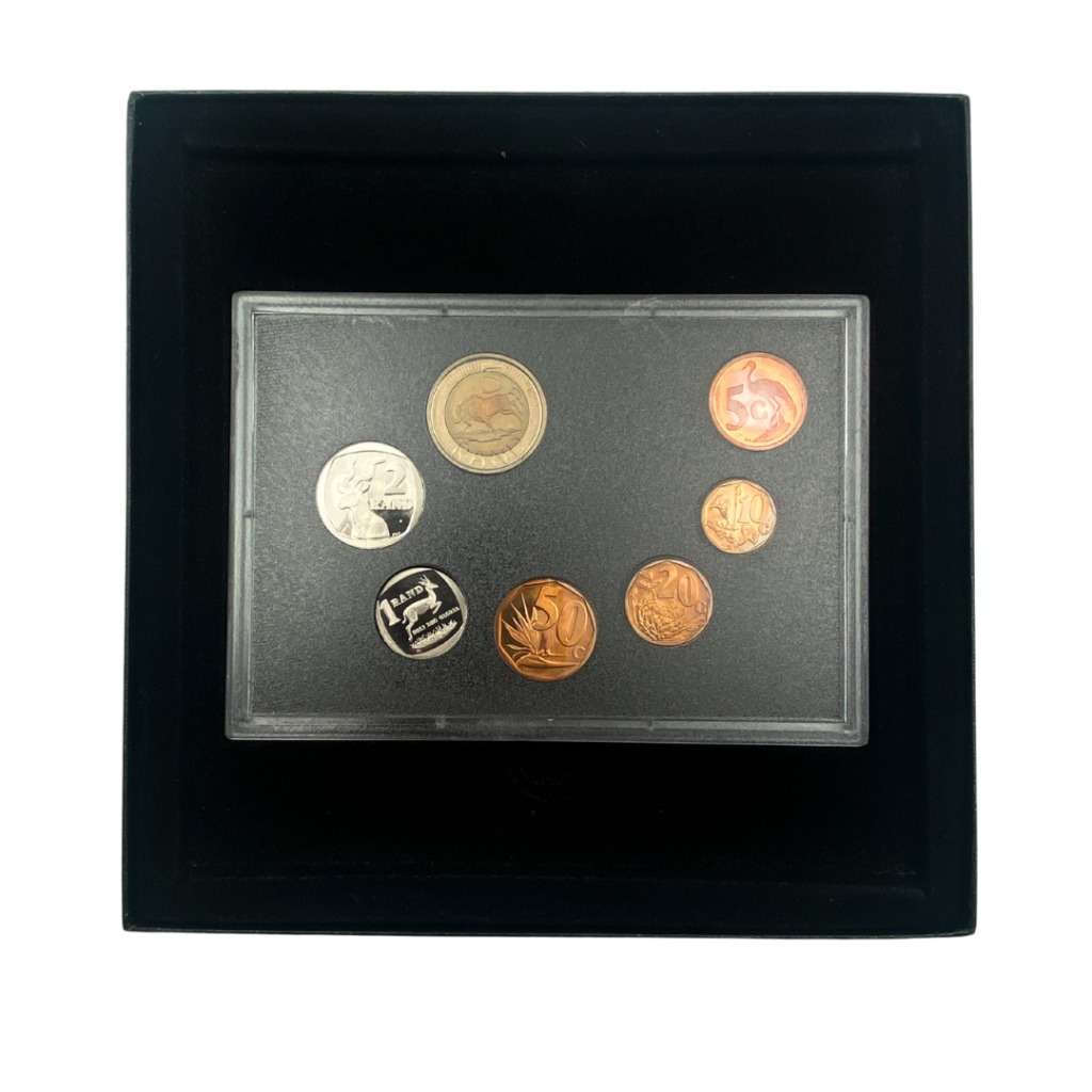 2007 South Africa Proof Coin Set in original mint box **Mintage ONLY 1280**