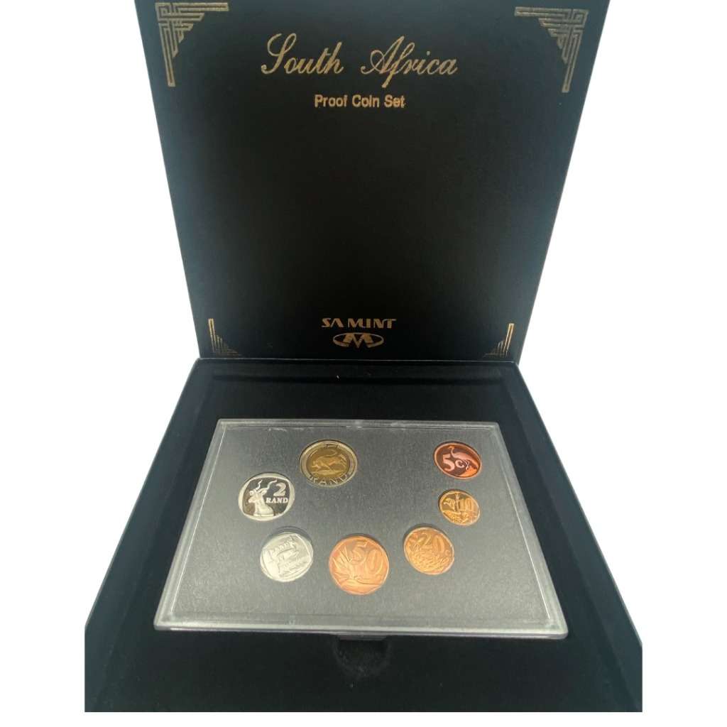 2007 South Africa Proof Coin Set in original mint box **Mintage ONLY 1280**