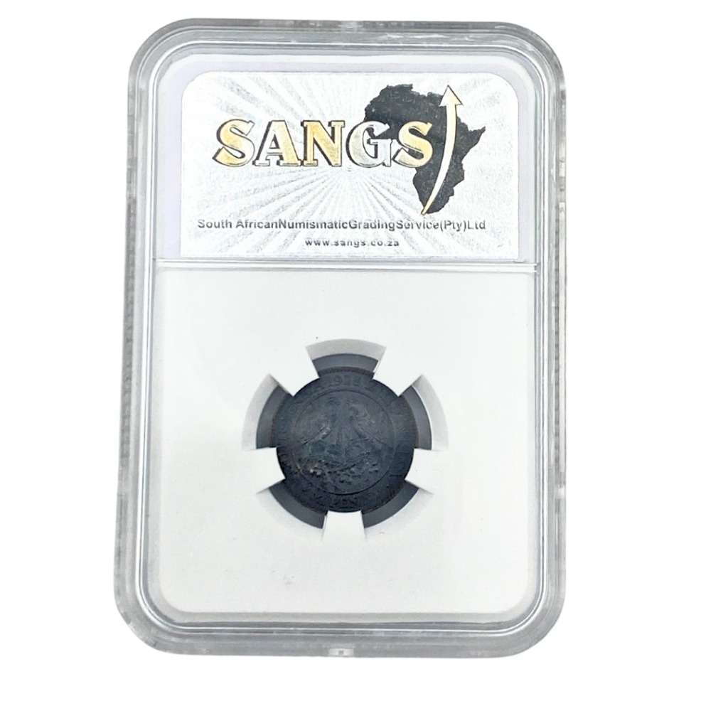 1928 1/4 D Farthing MS63 BN Broken Die