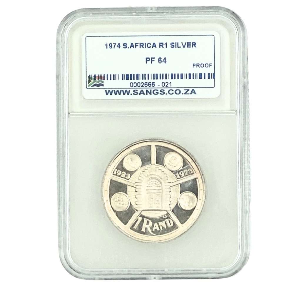 1974 S.Africa R1 Silver PF64
