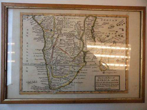 MAP OF SOUTHERN AFRICA /HERMAN MOLL CA 1731