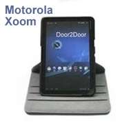 *FREE 2in1 STYLUS PEN** & Motorola Xoom Swivel Case 360 Rotating Cover