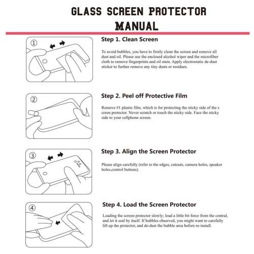 2017 IPAD 5th Gen 9.7" Glass Tempered Screen Protector 9H