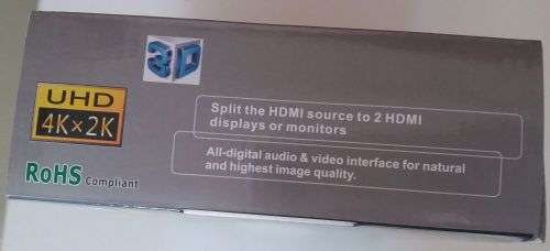 1x2 HDMI Splitter UHD 4Kx2K