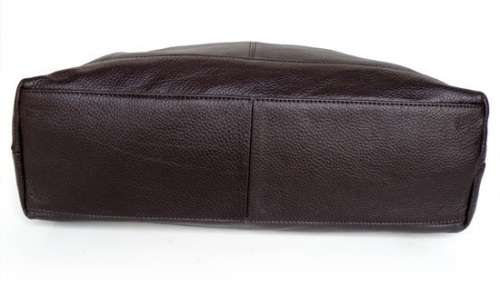 Genuine Leather Large Ladies Brown Hand Bag Female