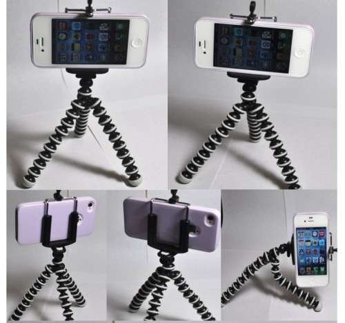 Mini Flexible Tripod Octopus Stand for Phone, Action GoPro & Small Camera Wrap Tripod