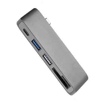 5 PORT USB-C HUB with PD Charge, USB & CARD READER Universal TYPE-C HUB