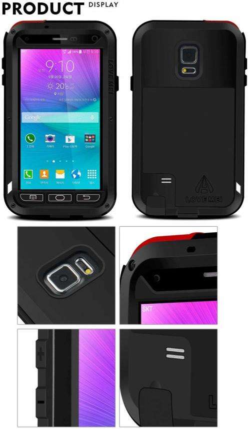 WATERPROOF, SHOCKPROOF CASE FOR SAMSUNG GALAXY NOTE 4