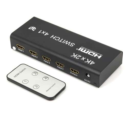 HDMI Switcher 4 Port with Audio Extractor / IR