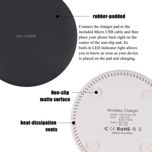 Fast Charger QI Wireless Charging Pad 10w