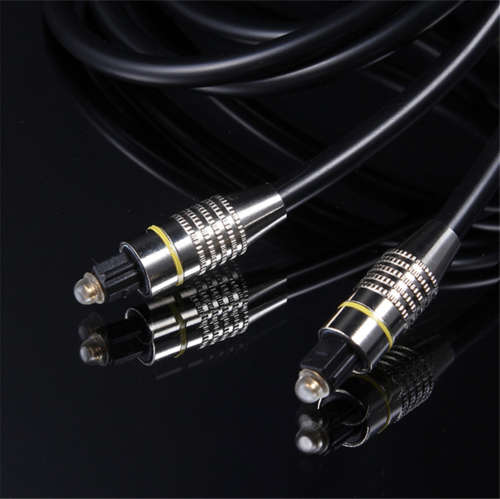 Digital Optical Audio Cable SPDIF Toslink Cable 5m Gold