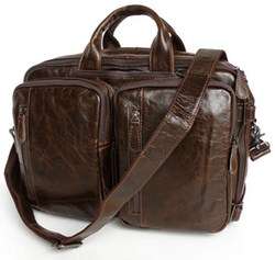 *Free Courier Delivery!!* Genuine Leather - Laptop Briefcase, iPad Backpack Bag Men