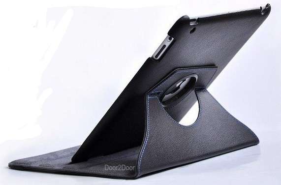 Tablet Sleep Cover for iPad 2 + Stylus + Screen Protector, 360 Rotating Case Swivel Cover for iPad 2