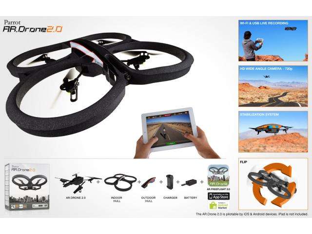 AR.Drone 2.0 with free carry bag