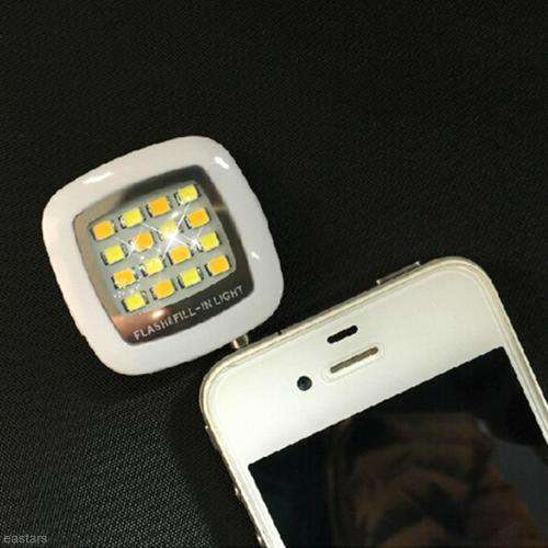 Universal Mini 16 LED Flash Light For Smartphone or Tablet