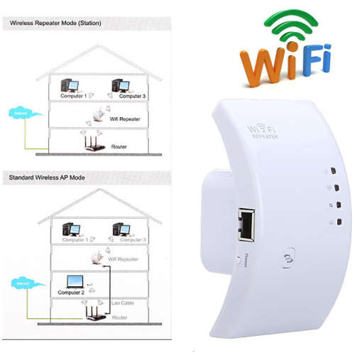 300Mbps Wireless-N 802.1 Wifi Range Booster & Cable  **  FREE DELIVERY **