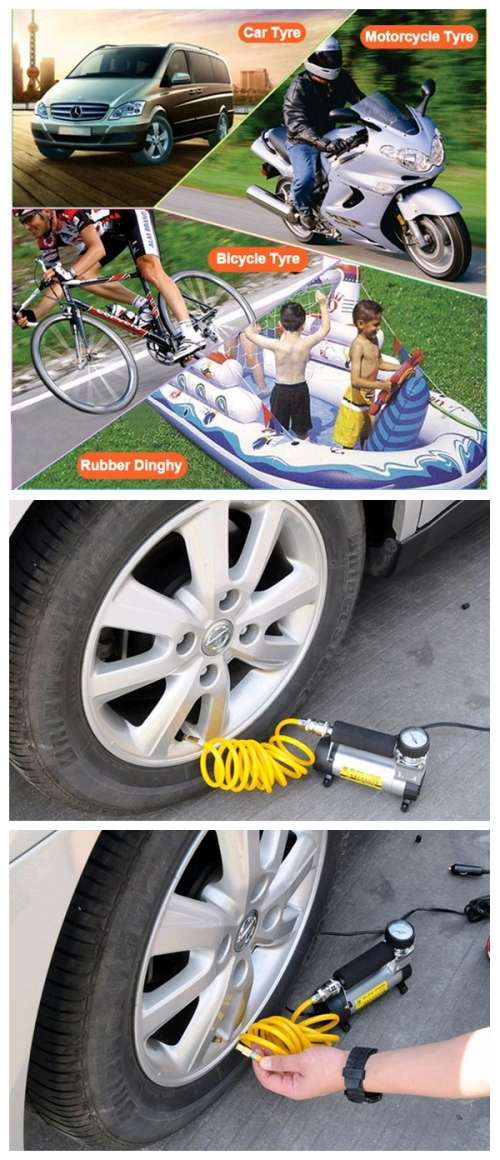 YD-3035 Car Air Compressor 12V Portable Pump  **  FREE DELIVERY **