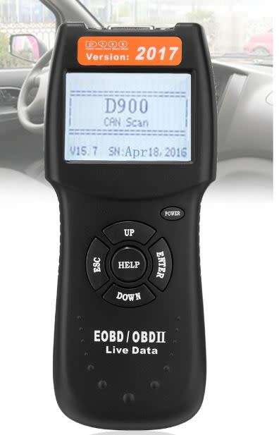 D900 Universal OBD2 EOBD CAN Fault Code Reader Scanner diagnostic Tool V2017