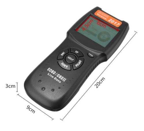 D900 Universal OBD2 EOBD CAN Fault Code Reader Scanner diagnostic Tool V2017