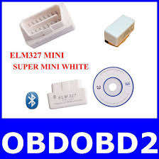 Code reader Diagnostic Tool Super mini ELM327 Bluetooth OBD-II OBD Can White  free postage