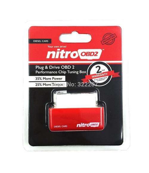 Nitro OBD2 Plug & Drive Performance Tuning Box, 35/25% more power/torque, DIESEL CARS *FREE DELIVERY