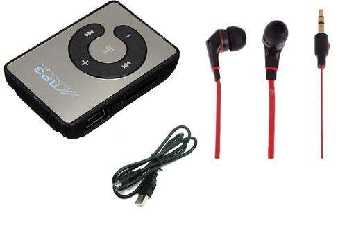 Mini Clip USB MP3 Music Media Sport Player With Micro TF/SD Card Slot, FREE DELIVERY