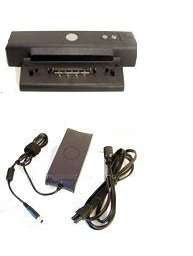 Genuine Dell D-Series port replicator docking station with monitor stand & power adapter
