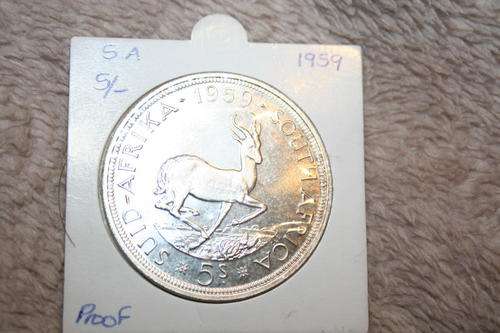 1959 Proof 5 Shiling Crown  Starting @ R1