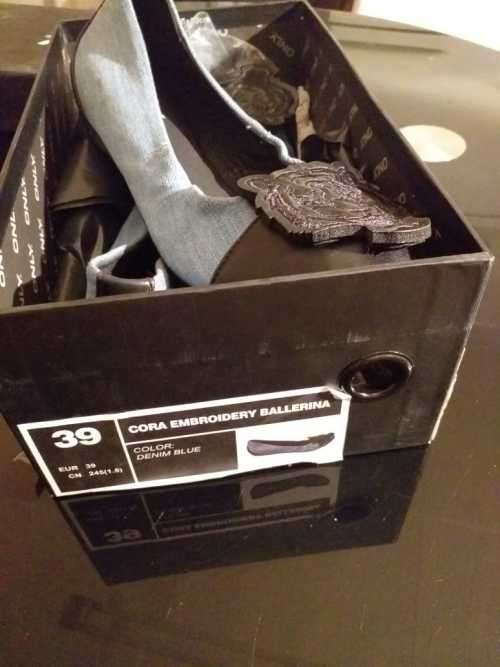 Cora Embroidery Ballerina (Only Geniune Leather shoes)