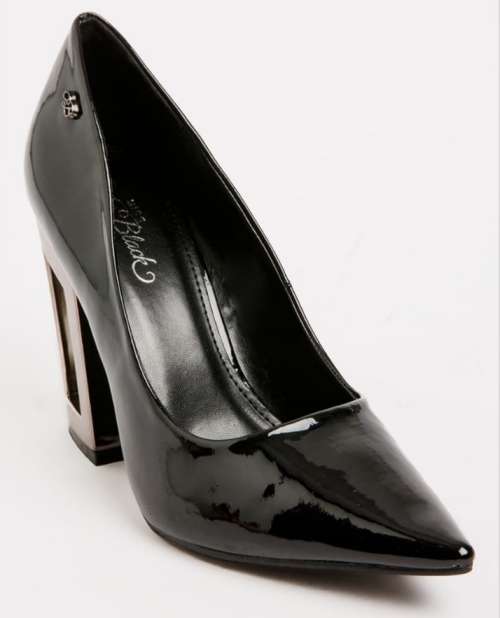 Miss Black Storm Court Heels