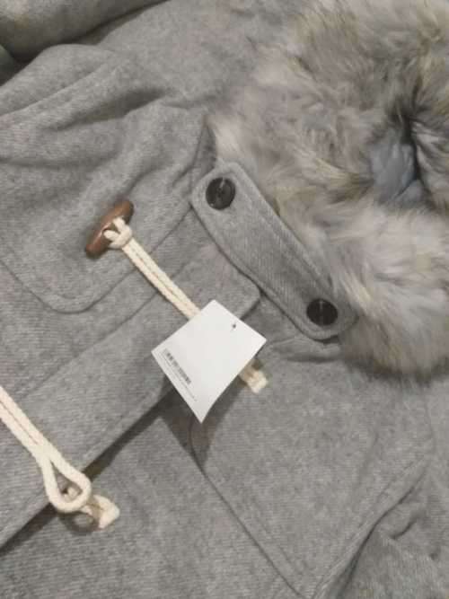 C(INCH) Grey Longline  Duffle Coat (Winter Collection)