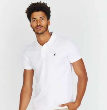 Late Entry Geniune Polo  White Golfer ( Authentic)