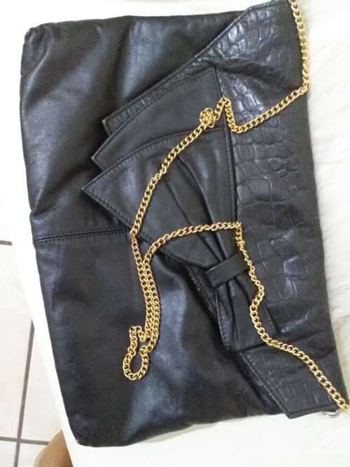 Genuine Leather  Designer Label Sling Bag( Excellent Condition) Good as new.