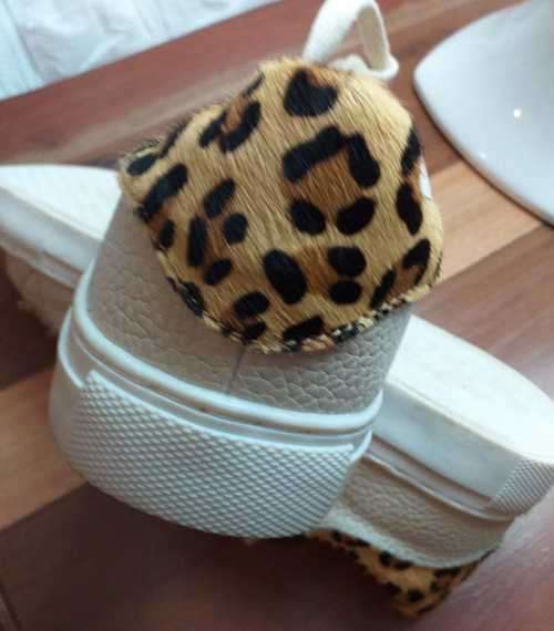 Promod Genuine Leather Designer Label Sneakers