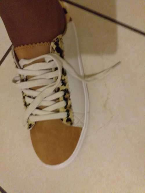 Promod Genuine Leather Designer Label Sneakers