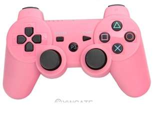 PS3 Wireless Bluetooth Controllers. PINK.