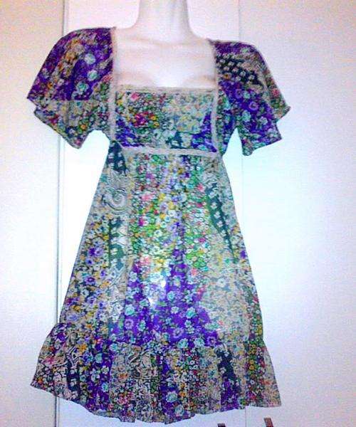 Beautiful Boho / Hippy Tunic - Lovely Chiffon Fabric * SPECIAL *