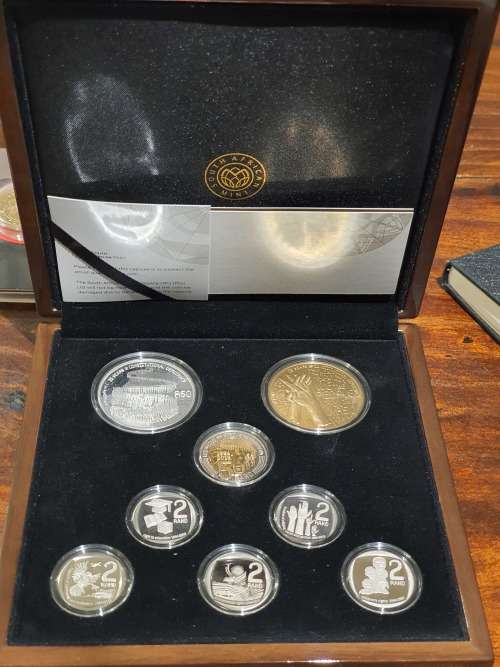 2019 CONSTITUTIONAL DEMOCRACY 25TH ANNIV PROOF 8 COIN SET