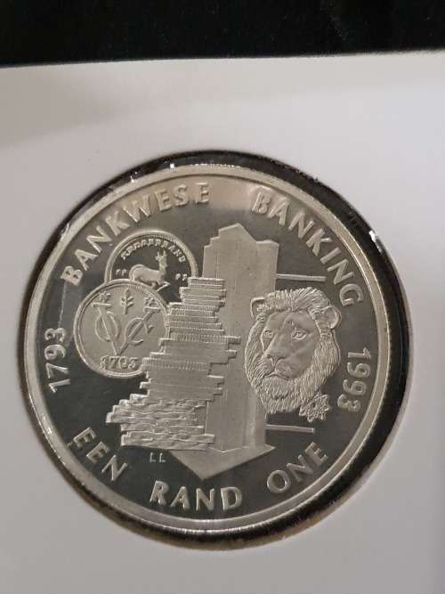 1993 Banking Silver R1 Proof - No COA