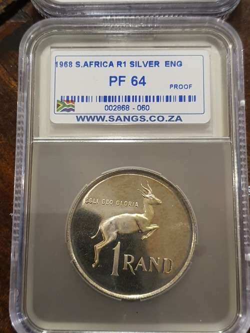 1968 Silver R1 Eng Proof 64