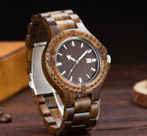 Men's wood watch