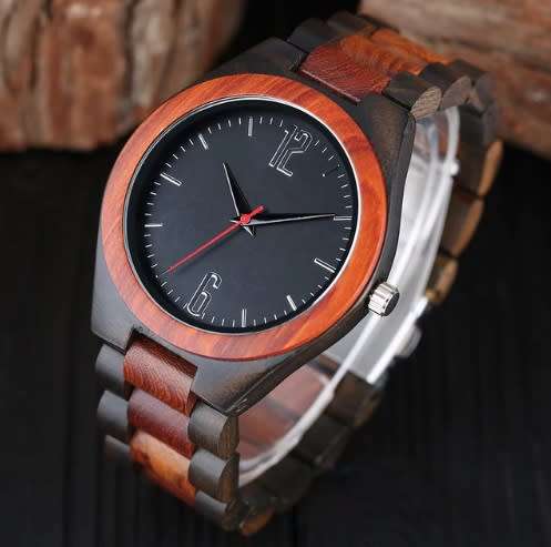 Men's wood watch 1