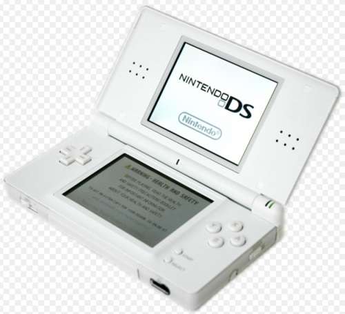Nintendo DS light White ( good condition) with 6 games.