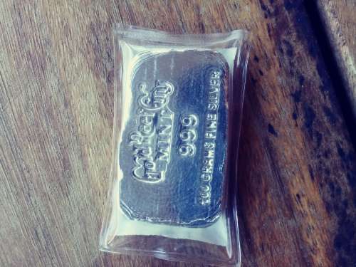 Gold Reef City 100 Gram Silver bar