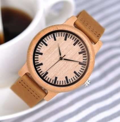 Mens Bamboo Watch