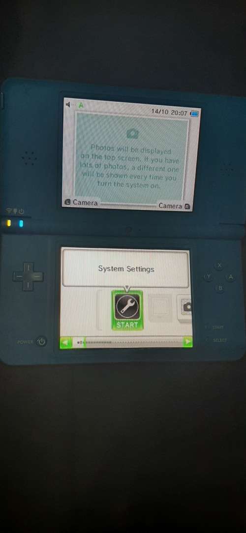 Blue Nintendo DS XL + 5 games